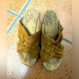 UGG cork wedges size 5